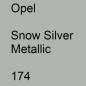 Preview: Opel, Snow Silver Metallic, 174.